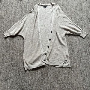 American Eagle cardigan, tan, size M.